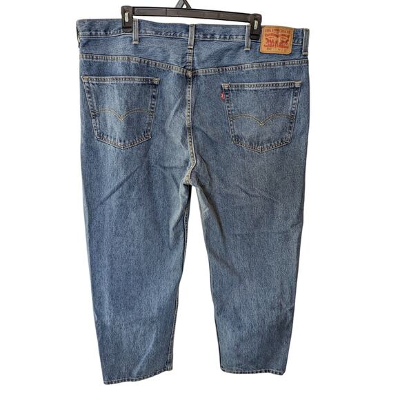 Levi Strauss 550 Medium Stonewash Relaxed Fit Jeans W46 L29 - Picture 4 of 9